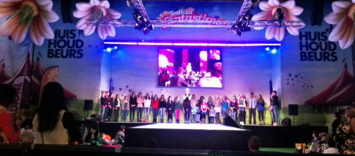 Huishoudbeurs-podium